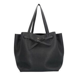 Celine Cabas Phantom Tote Bag Leather Black
